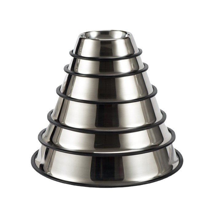 Anti slip Stainless Steel Dog Bowls