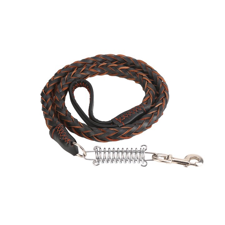 Padded Leather Braided Dog Lead