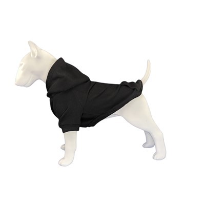 Sort Hunde-hettegenser