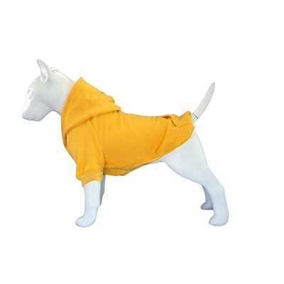 Gul Hunde-hettegenser